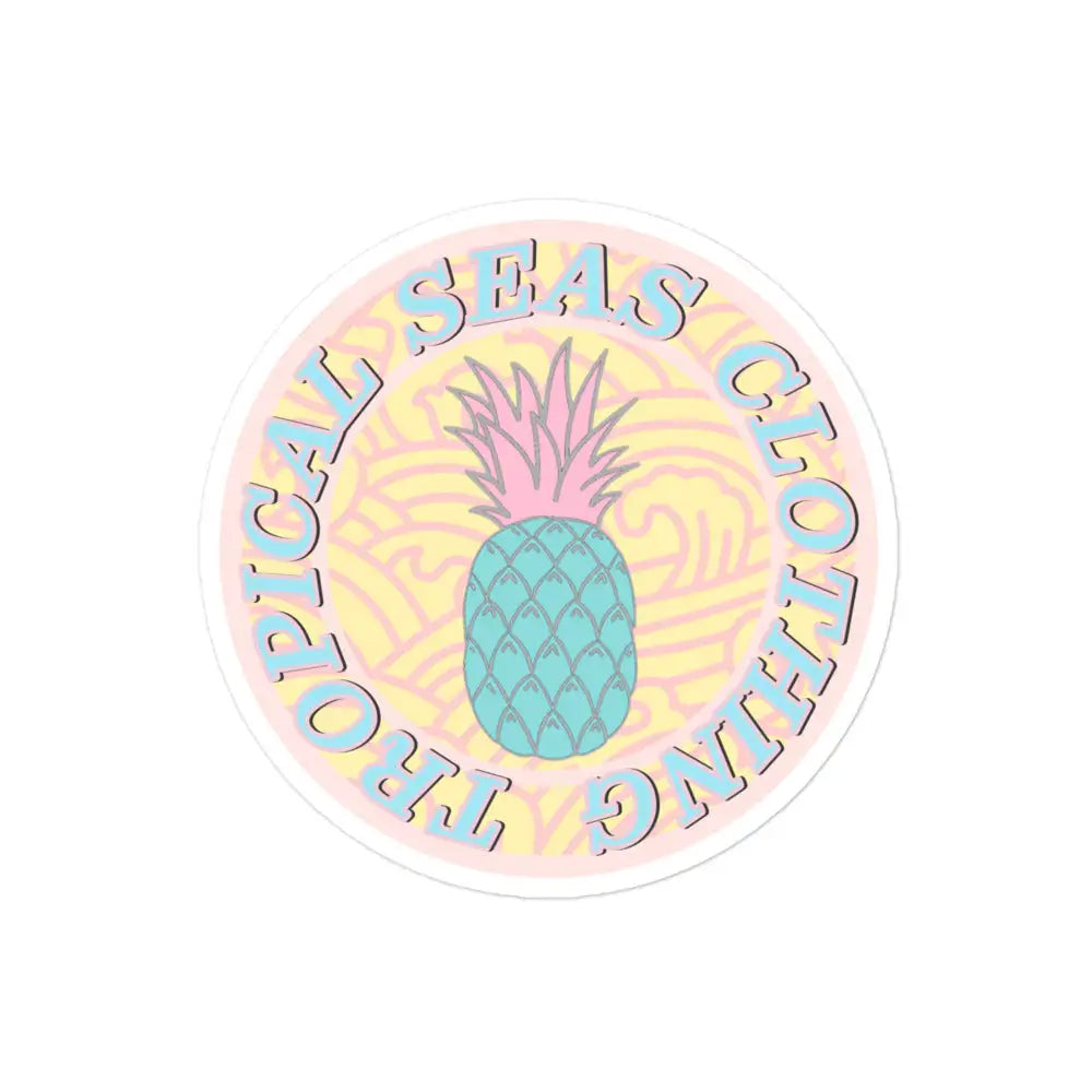 Sweet Pineapple stickers - Tropical Seas Clothing 