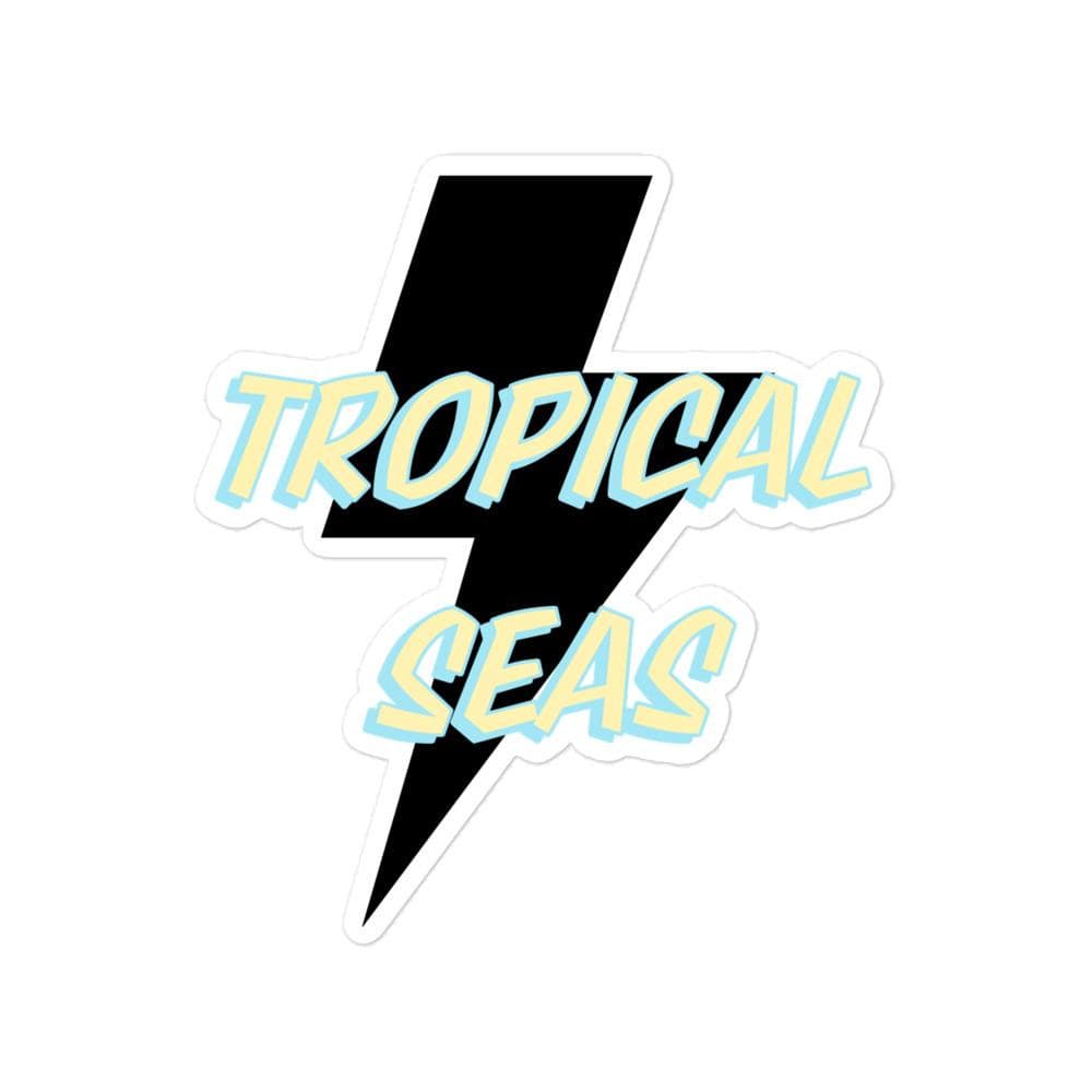 80’s Lightning stickers - Tropical Seas Clothing 