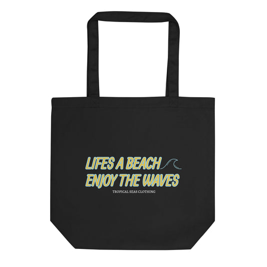 Life's a Beach Eco Tote Bag - Tropical Seas Clothing 