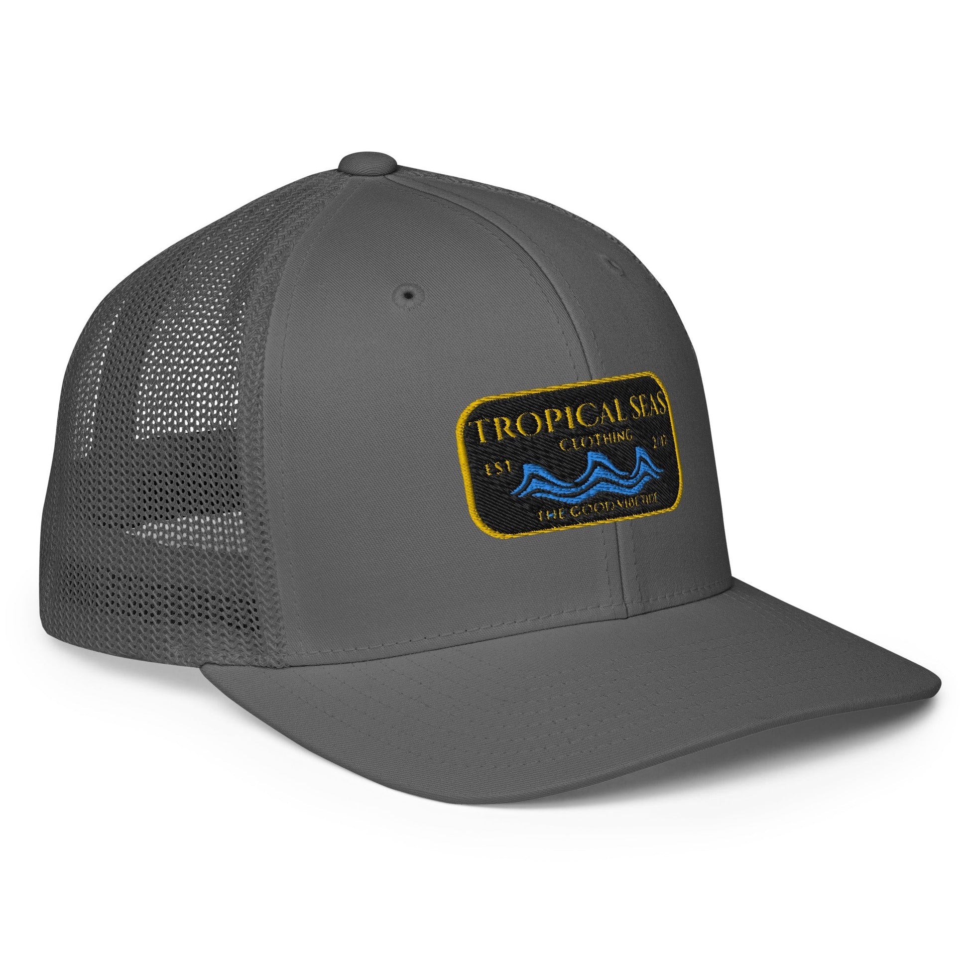 Steady Wave Mesh Trucker Hat - Tropical Seas Clothing 