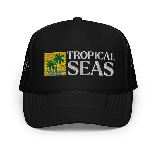 Foam Island Vibes Trucker Hat - Tropical Seas Clothing 