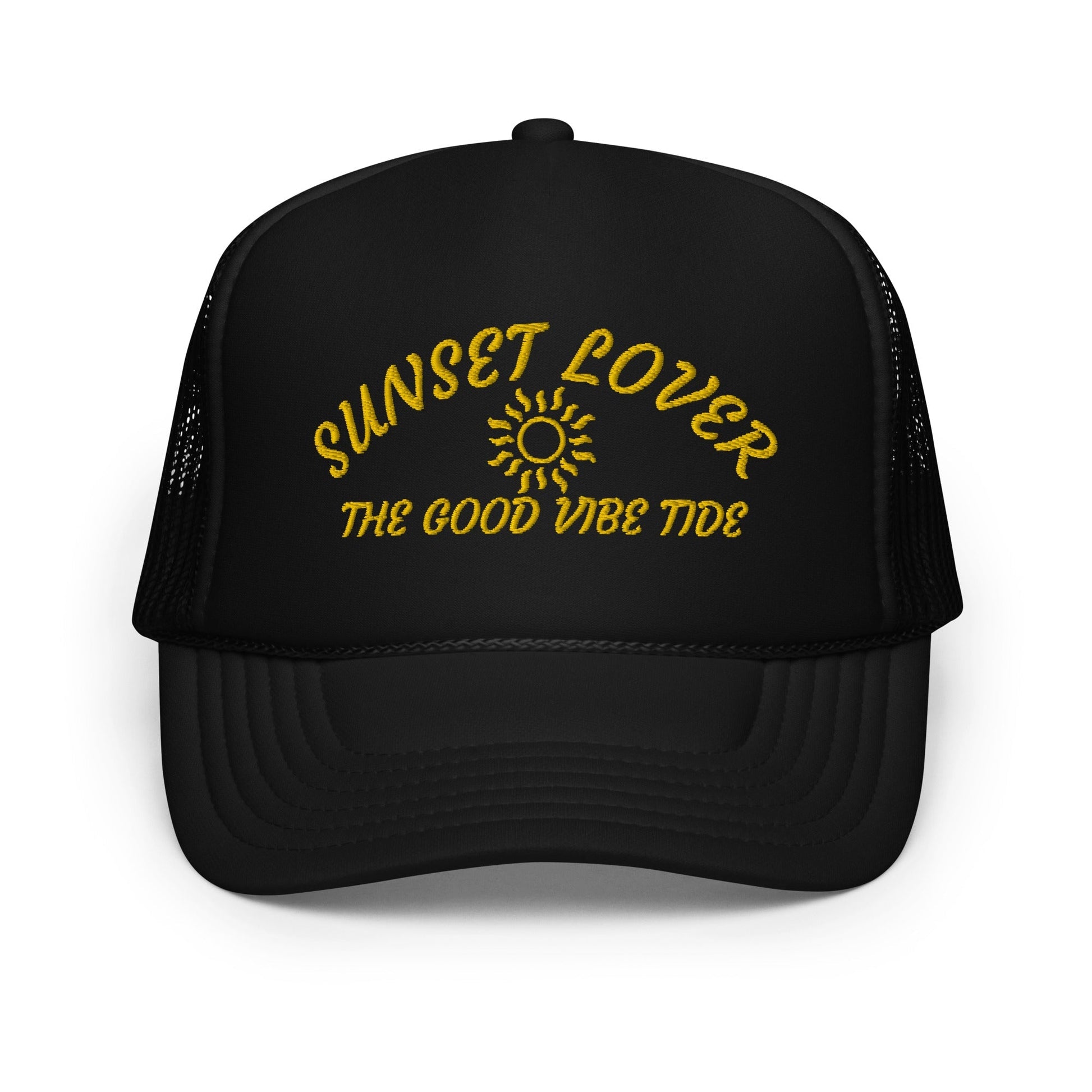Foam Sunset Lover Trucker Hat - Tropical Seas Clothing 