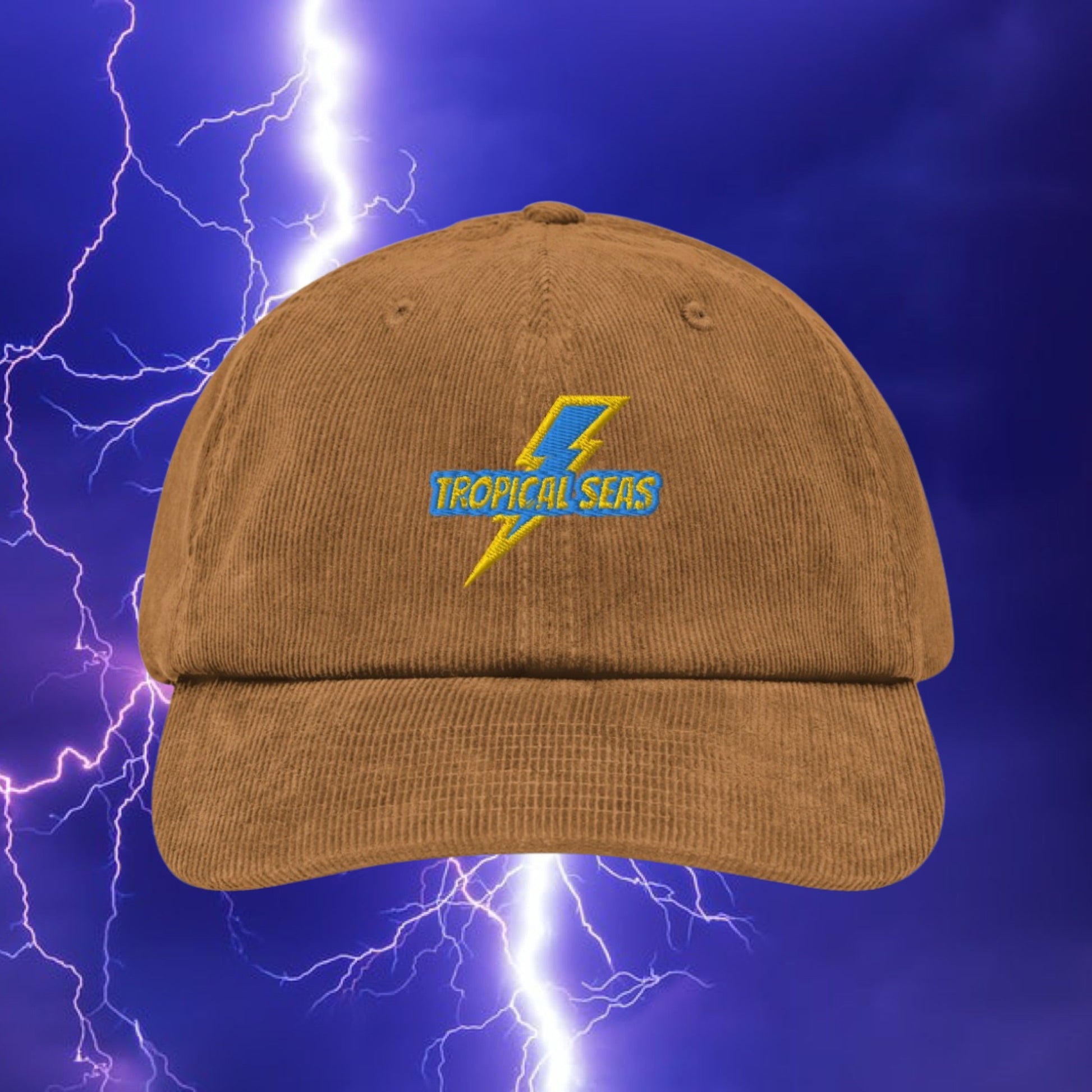 Lightning Strike Corduroy Hat - Tropical Seas Clothing 