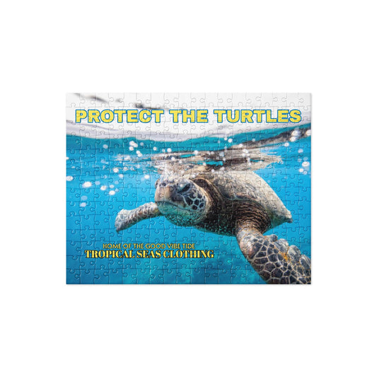 Protect the Turtle's Jigsaw Puzzle - Sustainable Puzzle from Tropical Seas Clothing 