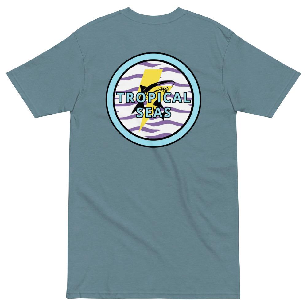 Electric Shark heavyweight tee - Sustainable Shirts & Tops from Tropical Seas Clothing 