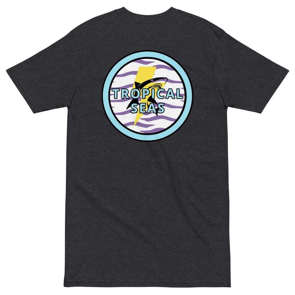 Electric Shark heavyweight tee - Sustainable Shirts & Tops from Tropical Seas Clothing 