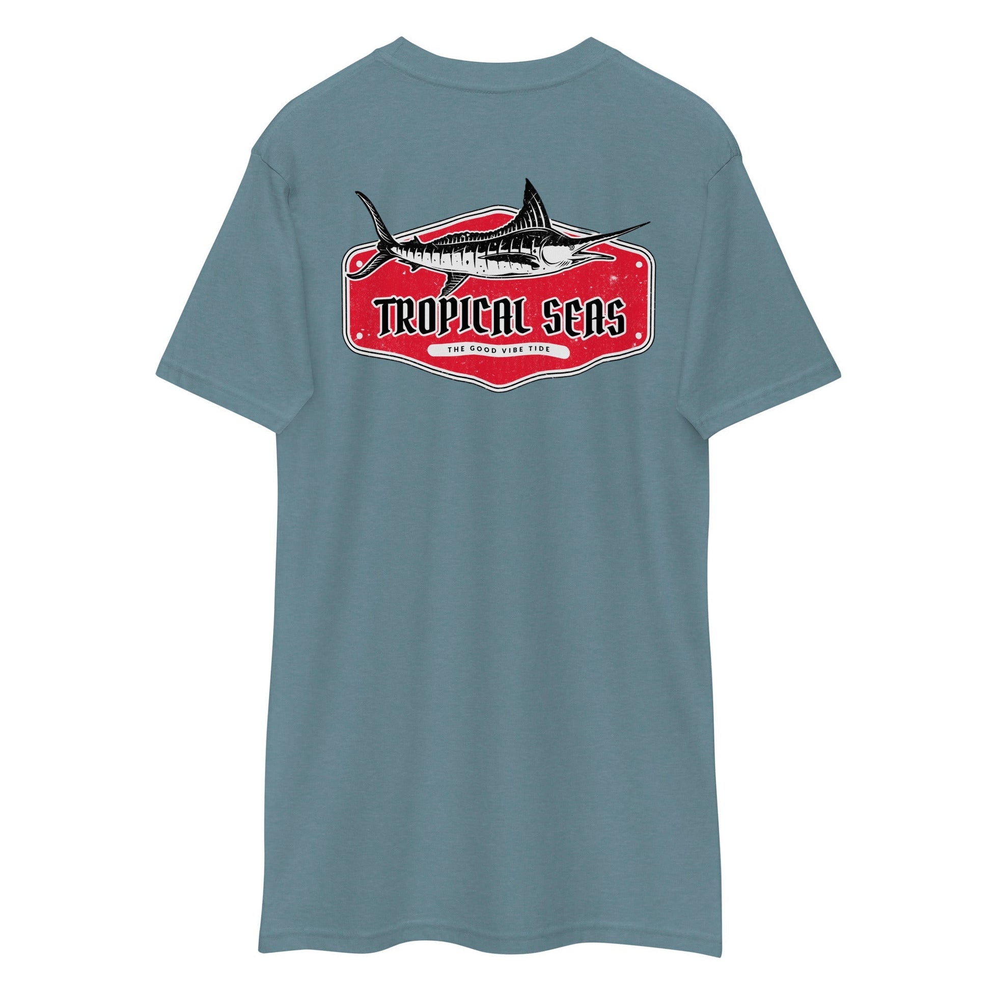 Men's Tropical Mighty Marlin Fishing t-shirt - Tropical Seas Clothing 