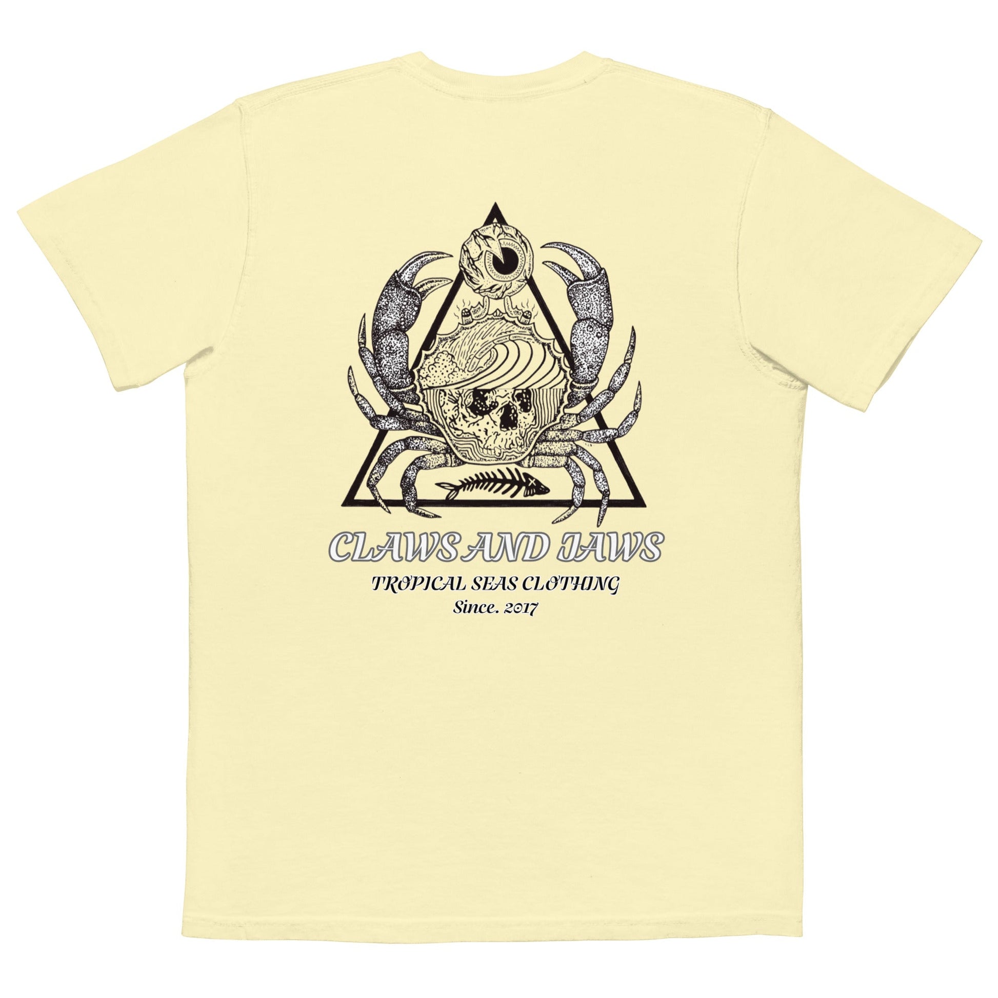 Men's Claws and Jaws Pocket T-shirt - Tropical Seas Clothing 