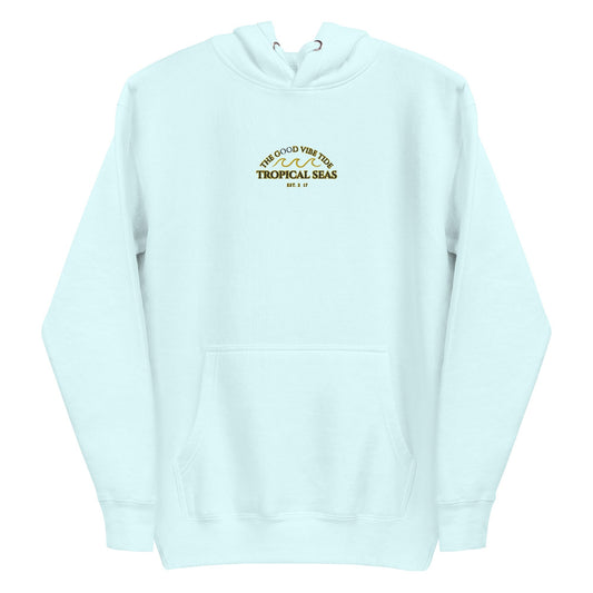 Tropical Seas Center Waves Hoodie - Sustainable Shirts & Tops from Tropical Seas Clothing 