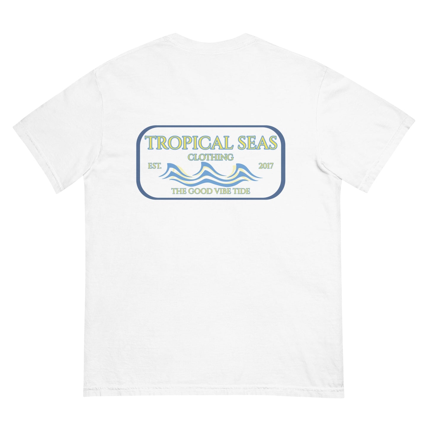 Men's Tropical Set Heavyweight T-shirt - Tropical Seas Clothing 
