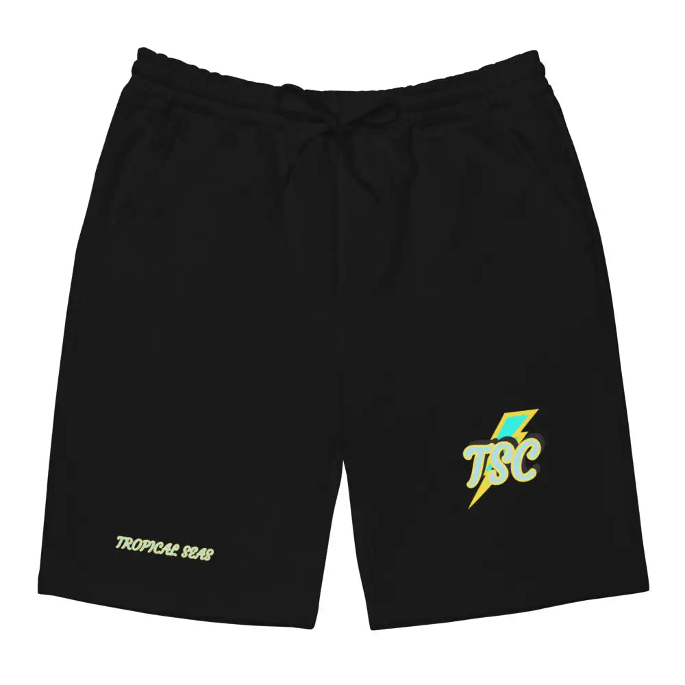 Men's Lightning Strike Fleece Shorts - Tropical Seas Clothing 