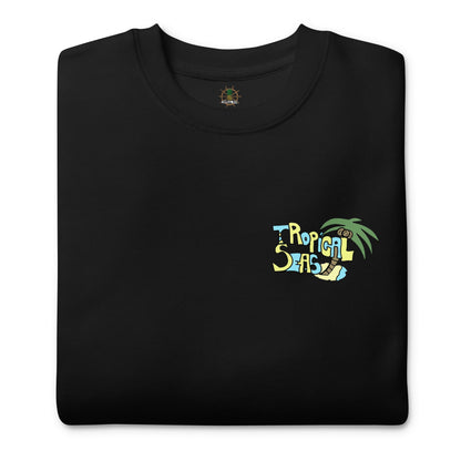 Premium Cartoon Island Sweatshirt - Tropical Seas Clothing 