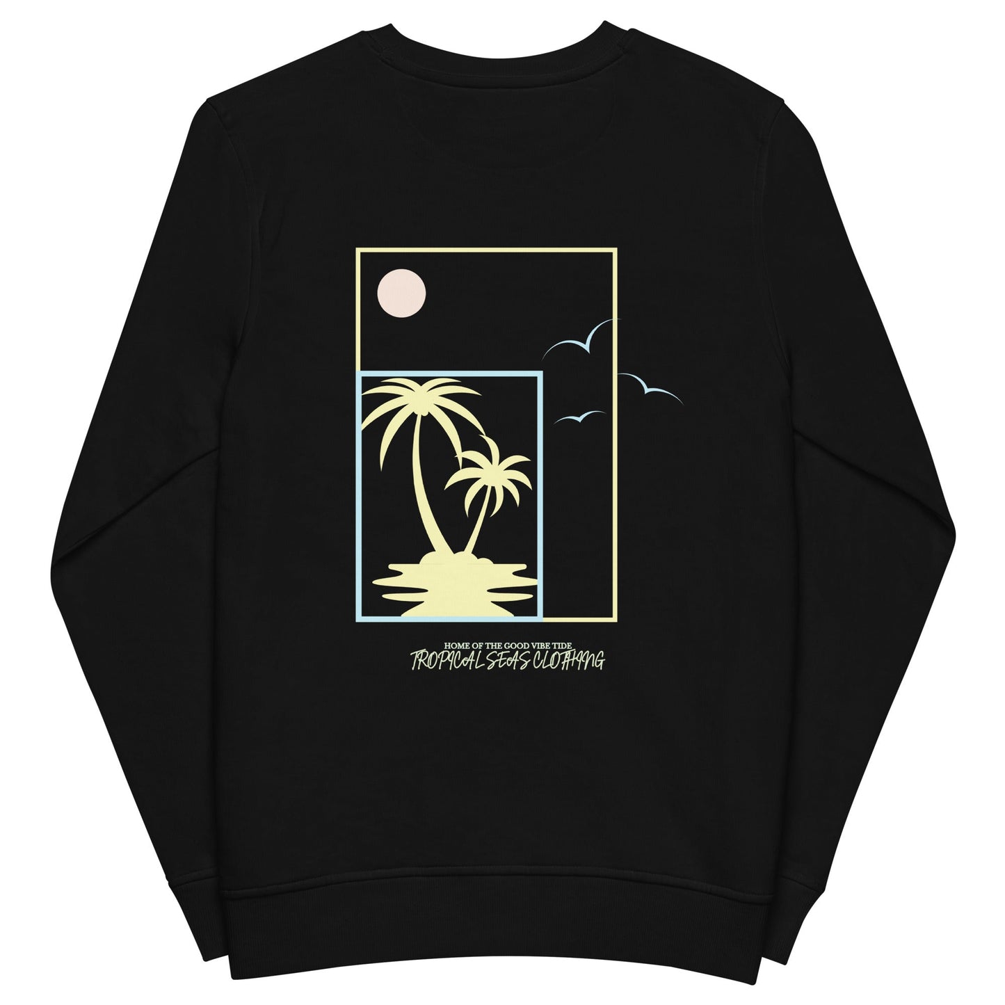 Unisex Neon Nights Organic Sweatshirt - Tropical Seas Clothing 