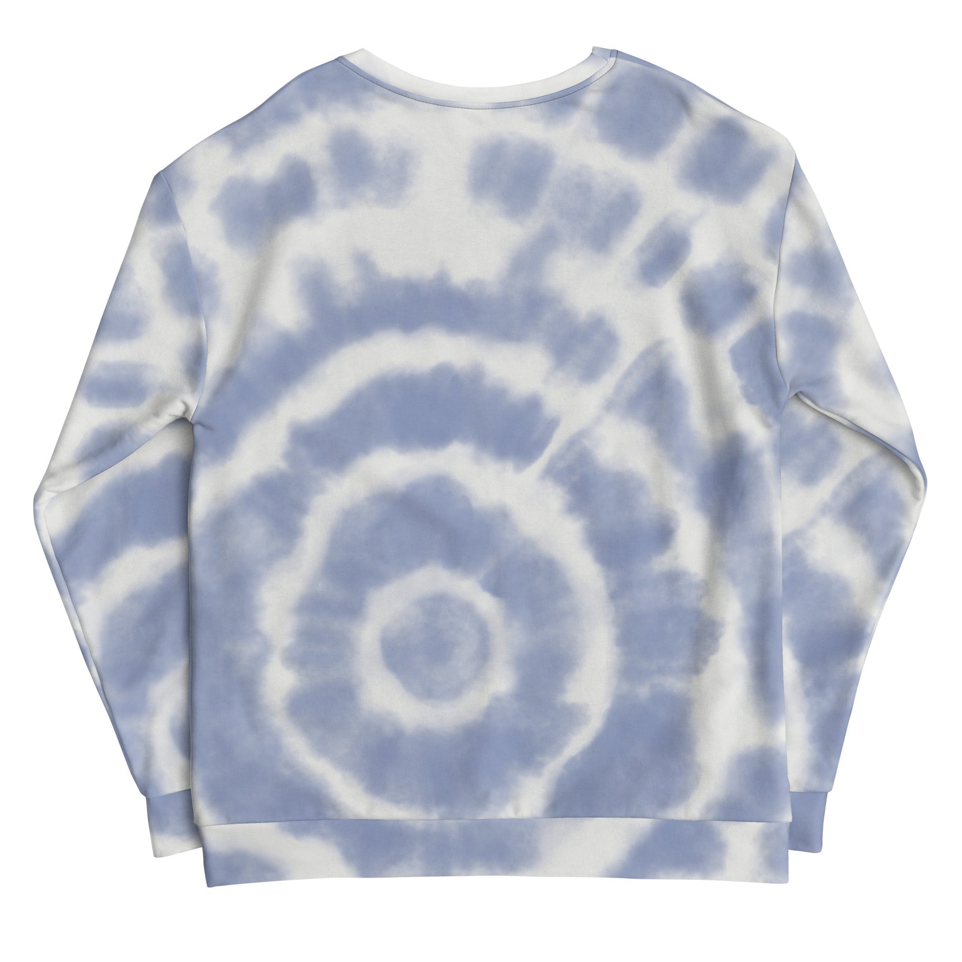 Blue Tie-Dye Vibe Tropical Sweatshirt - Tropical Seas Clothing 
