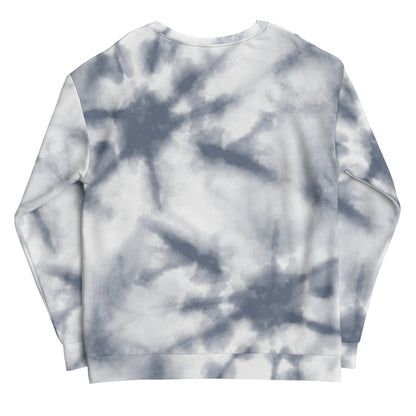 Grey Tie-Dye Vibe Tropical Sweatshirt - Tropical Seas Clothing 