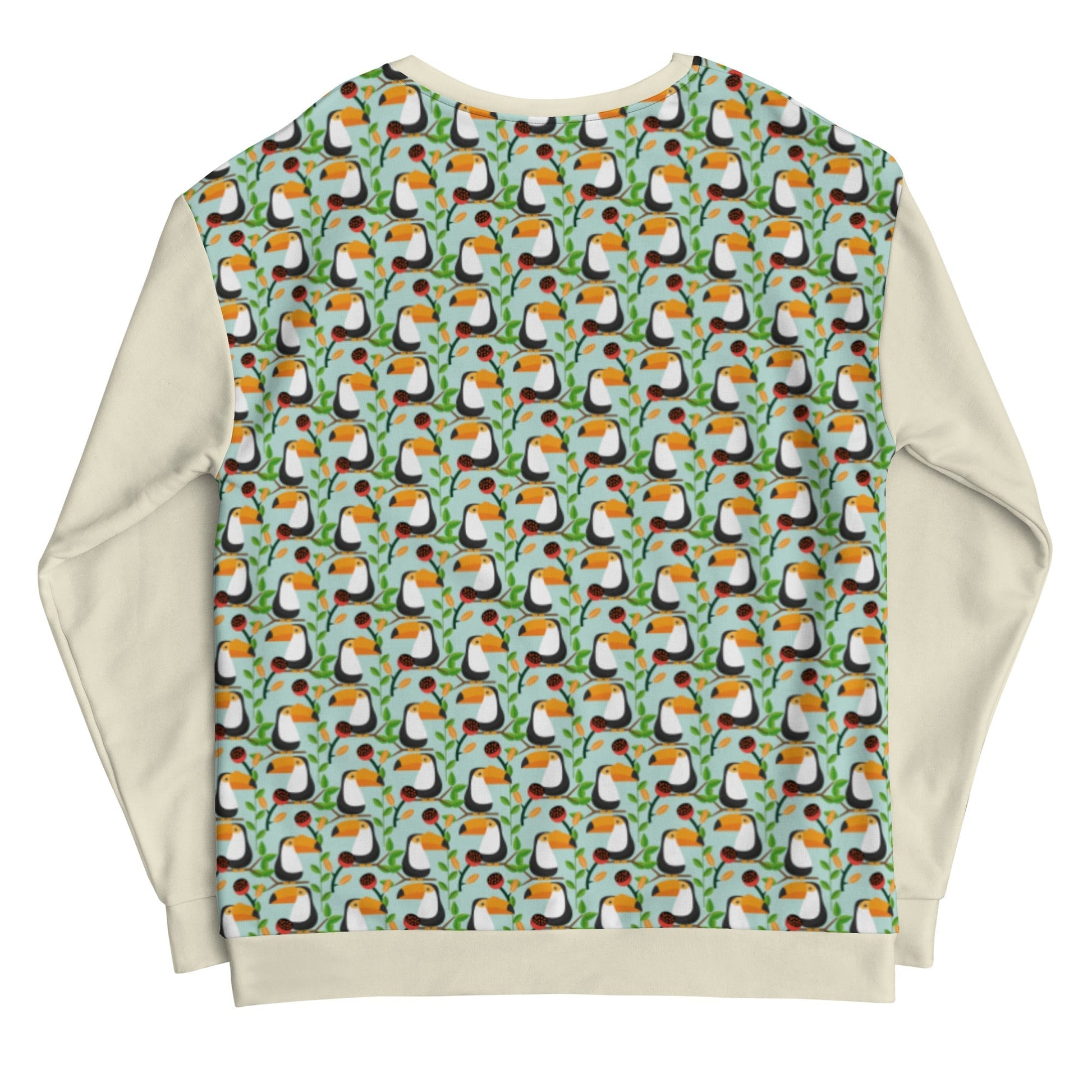 Men's Toucan Pattern Sweatshirt - Tropical Seas Clothing 