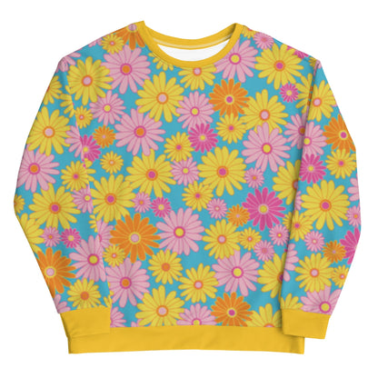 Women's Hippy Garden Sweatshirt - Tropical Seas Clothing 