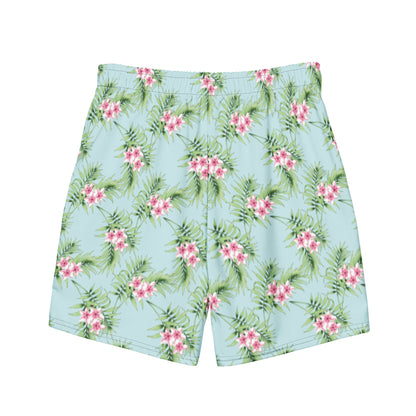 Men's Floral Island Board Shorts - Tropical Seas Clothing 