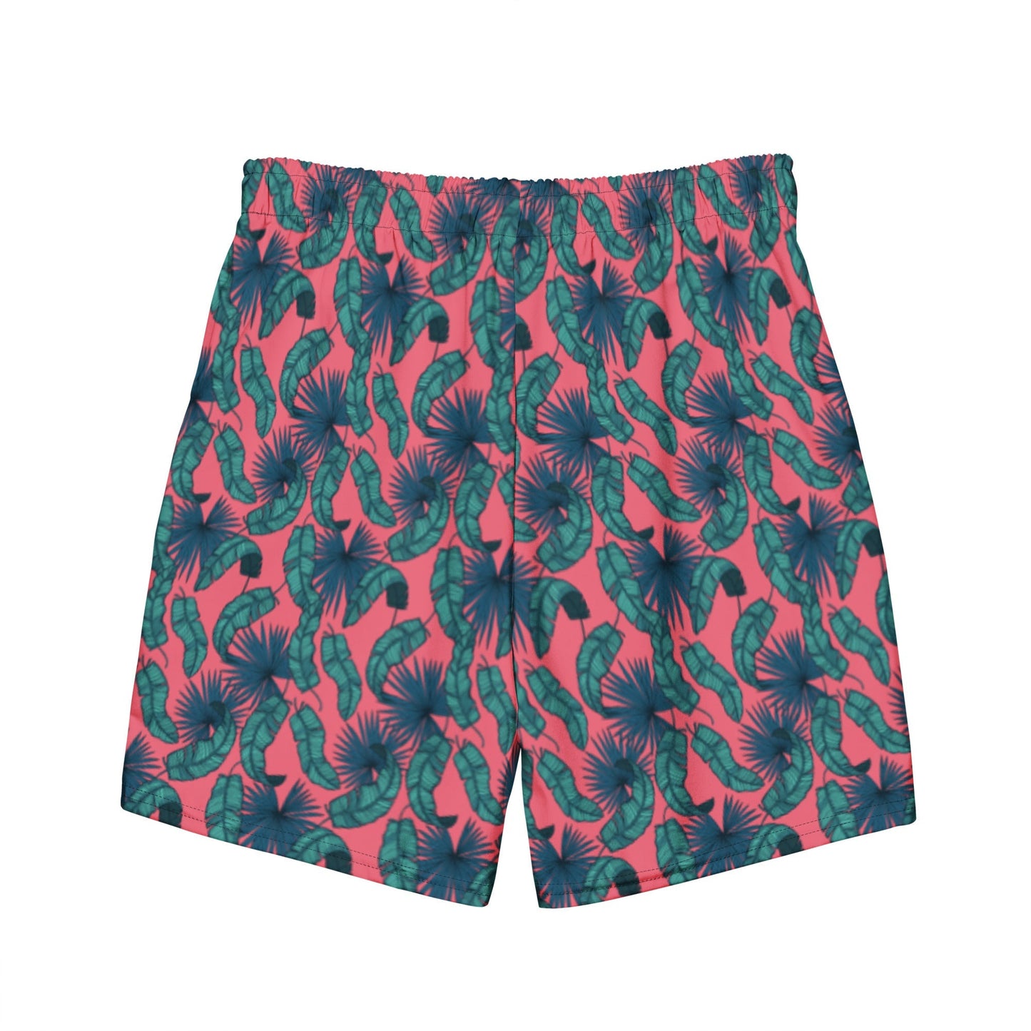 Men's Tropical Flamingo Palms Board Shorts - Tropical Seas Clothing 