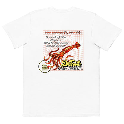 Discover the Deep Giant Squid Pocket T-shirt - Tropical Seas Clothing 