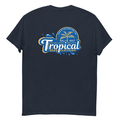 Tropical Tides Classic T-shirt : Ride the Waves of Fashion - Tropical Seas Clothing 