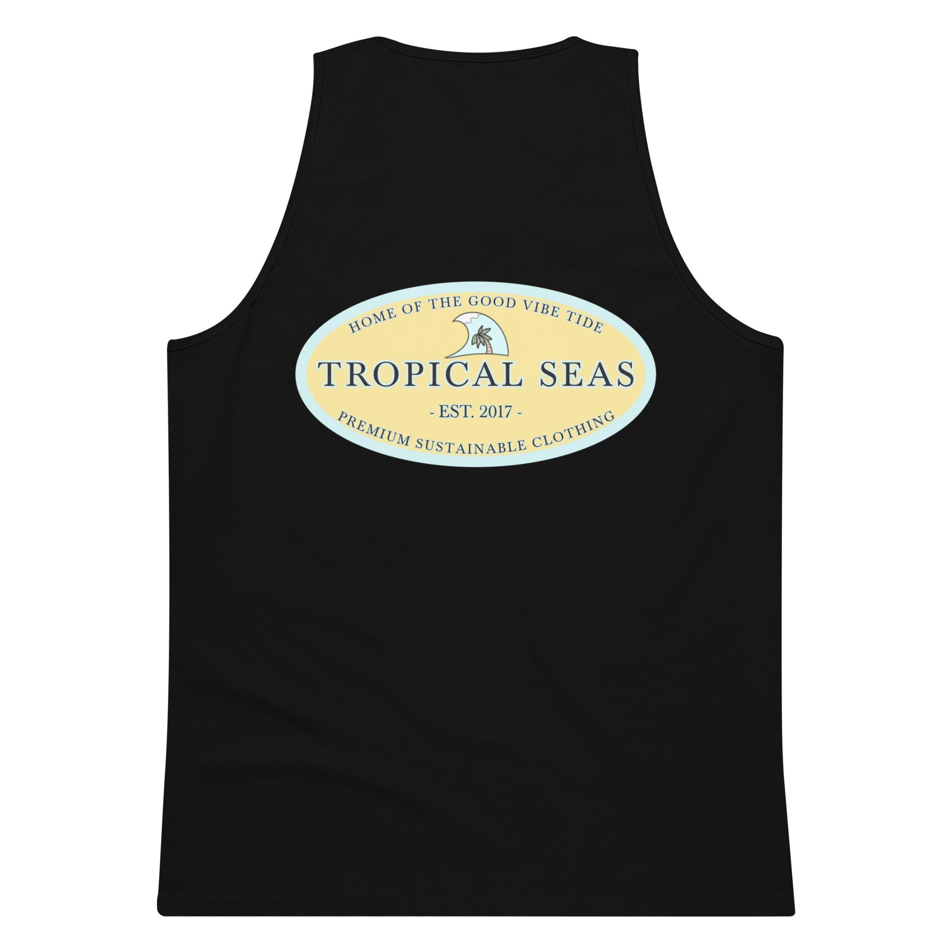 Men’s Premium Tropical Seas Tank Top - Tropical Seas Clothing 