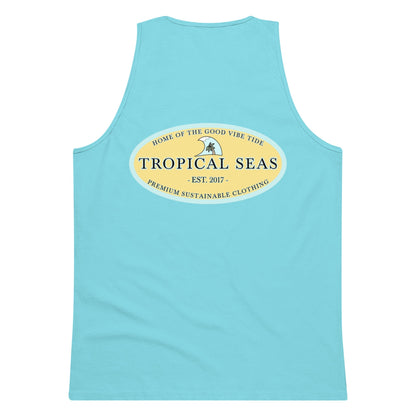 Men’s Premium Tropical Seas Tank Top - Tropical Seas Clothing 