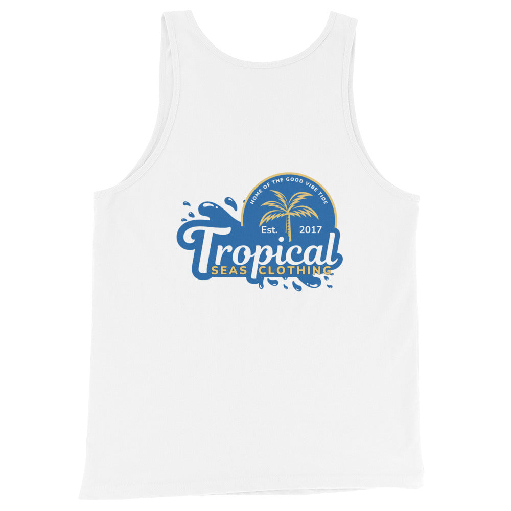 Men's Tropical Tides Tank Top - Tropical Seas Clothing 