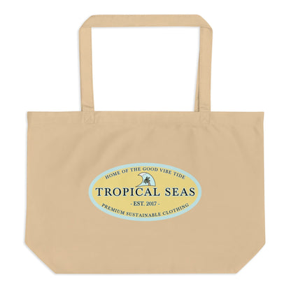 Large Dreamland Organic Tote Bag - Tropical Seas Clothing 