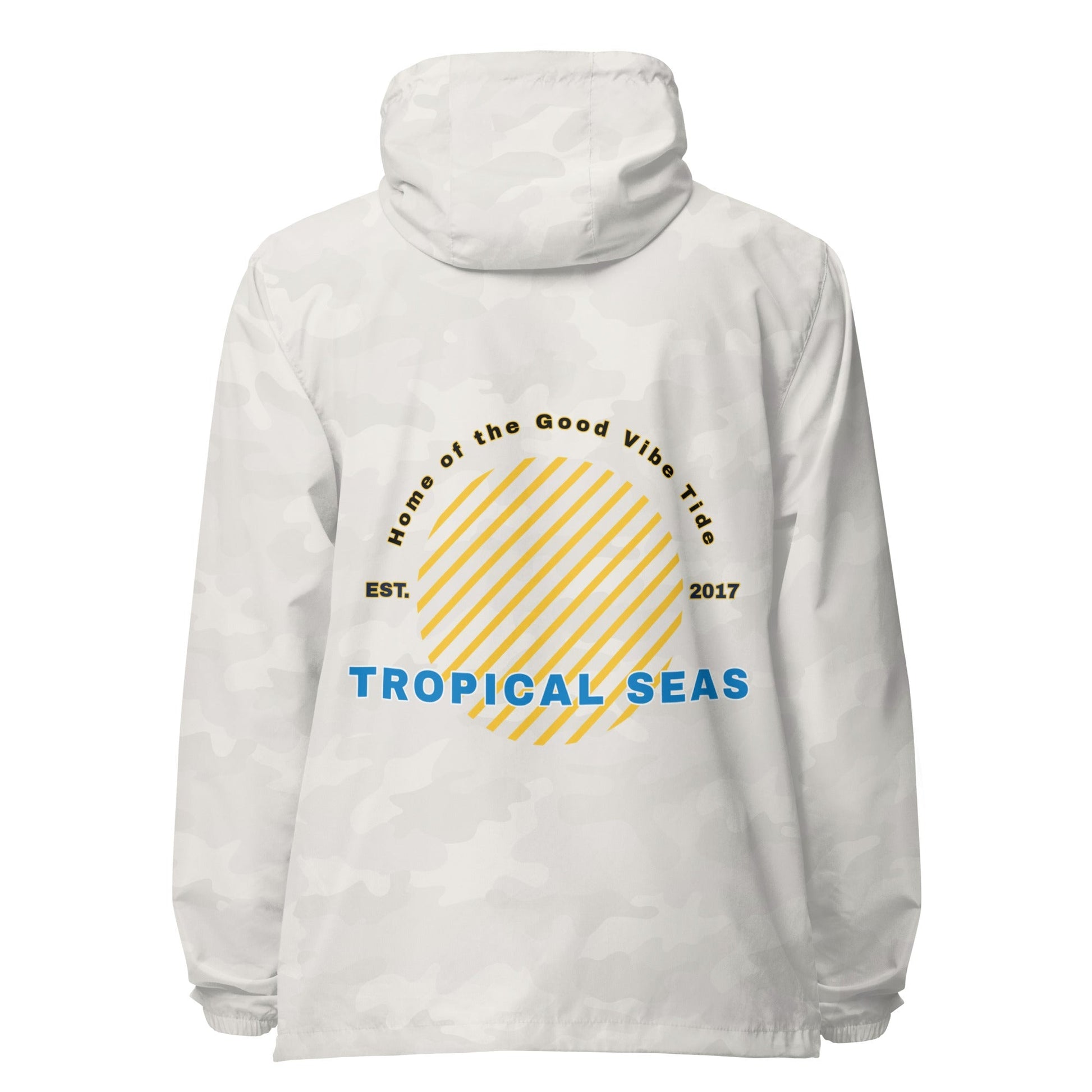 Lightweight zip up Sunny Slice windbreaker - Tropical Seas Clothing 