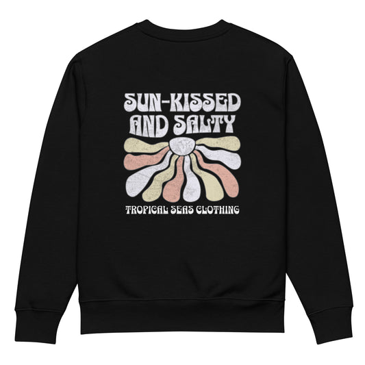 Unisex Sun-Kissed and Salty Eco Sweatshirt – 100% Organic Cotton - Sustainable Clothing from Tropical Seas Clothing 