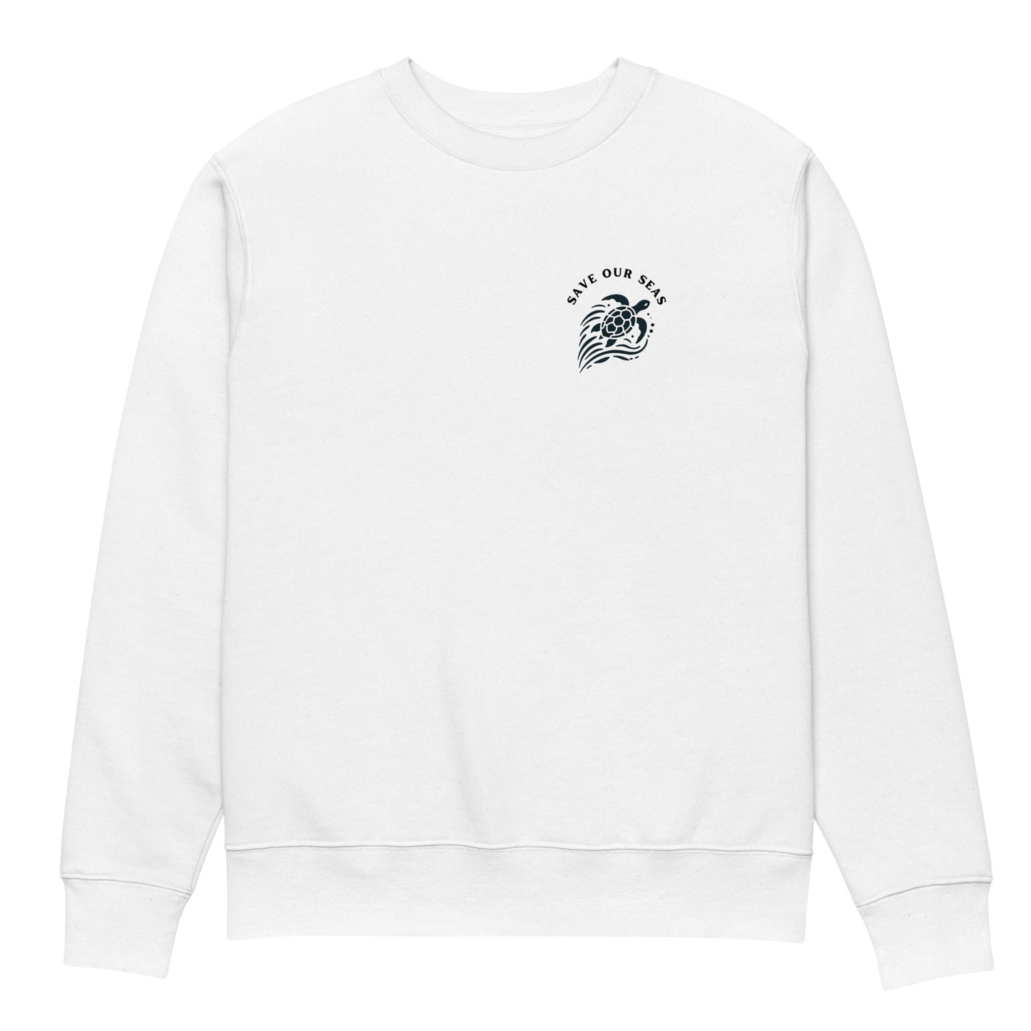 Save Our Seas Eco Sea Turtle Sweatshirt – 100% Organic Cotton Unisex Sweatshirt - Sustainable Clothing from Tropical Seas Clothing 