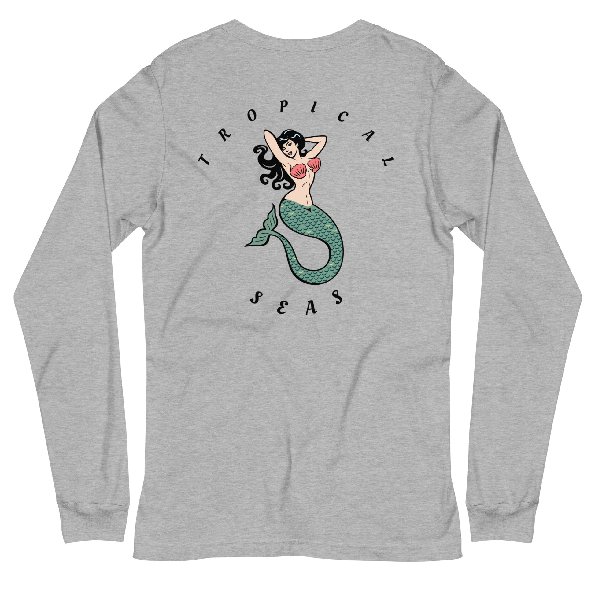 Tropical Mermaid Long Sleeve Shirt - Tropical Seas Clothing 