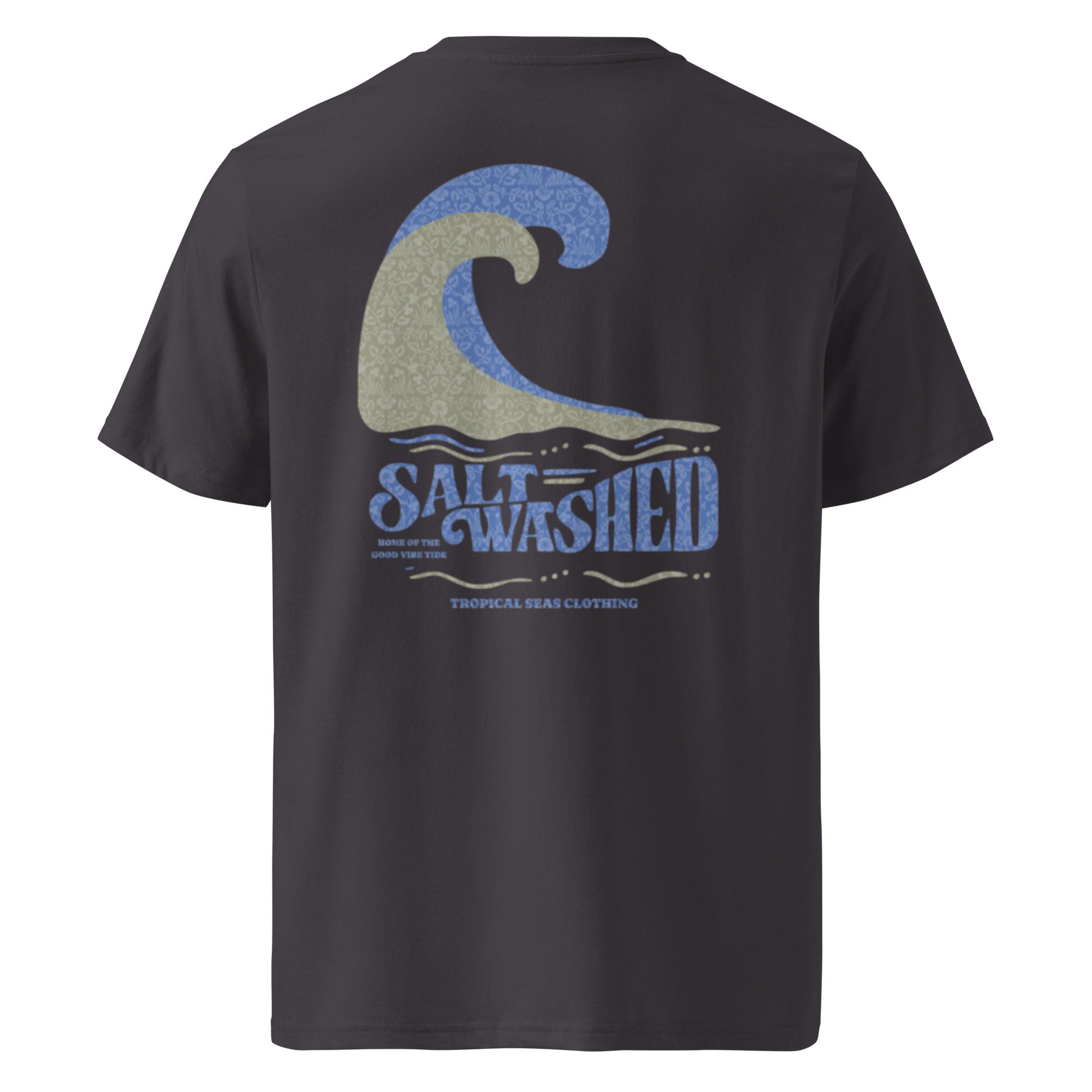 Salt Washed organic cotton t-shirt - Sustainable T-shirt from Tropical Seas Clothing 