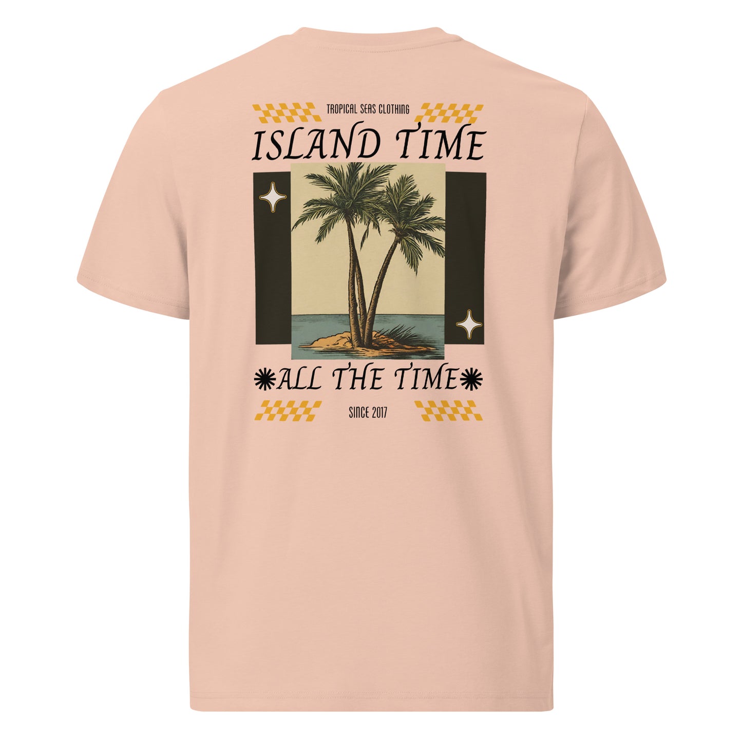 Island Time Organic Cotton T-Shirt – Embrace Comfort and Style with Tropical Seas Clothing - Sustainable  from Tropical Seas Clothing 