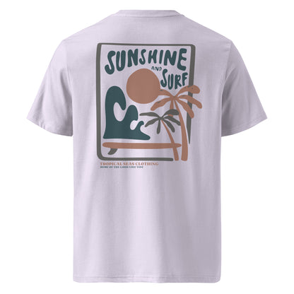 Tropical Sunshine & Surf organic cotton t-shirt - Sustainable T-shirt from Tropical Seas Clothing 