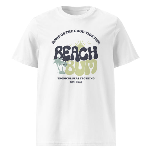 Beach Bum organic cotton t-shirt - Tropical Seas Clothing 