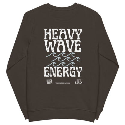 Men's Heavy Wave Energy Organic Sweatshirt - Tropical Seas Clothing 