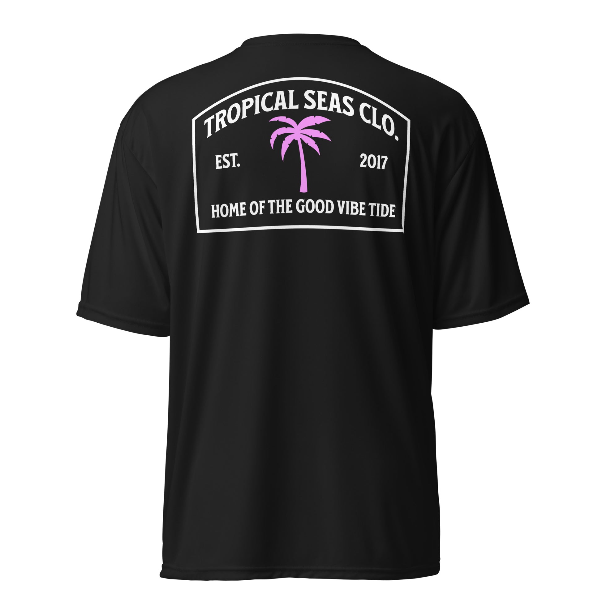 Island Palm Fishing Performance T-shirt - Tropical Seas Clothing 