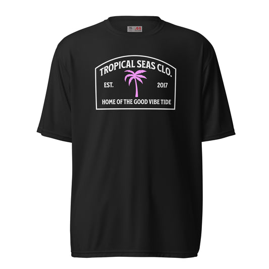 Island Palm Fishing Performance T-shirt - Tropical Seas Clothing 