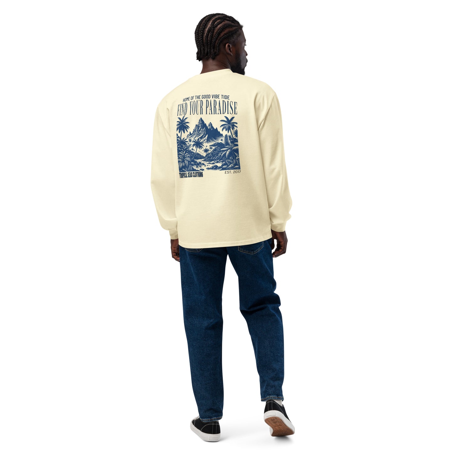 Find Your Paradise Heavyweight Long Sleeve Shirt