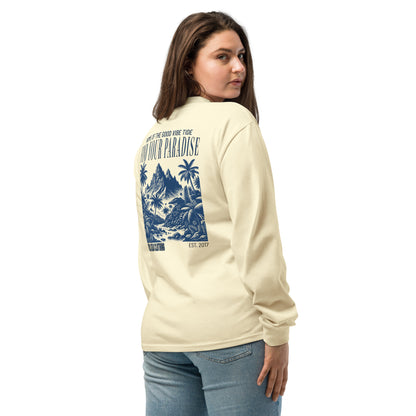 Find Your Paradise Heavyweight Long Sleeve Shirt