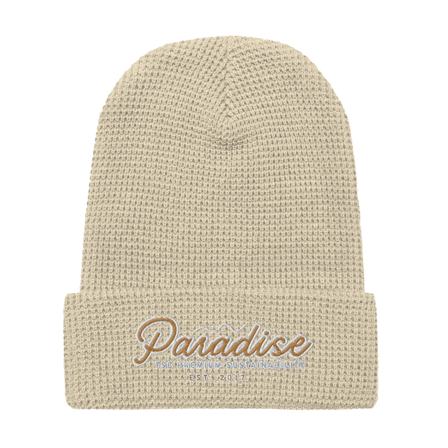 Premium Paradise Waffle Beanie - Sustainable beanie from Tropical Seas Clothing 