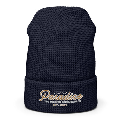 Premium Paradise Waffle Beanie - Sustainable beanie from Tropical Seas Clothing 