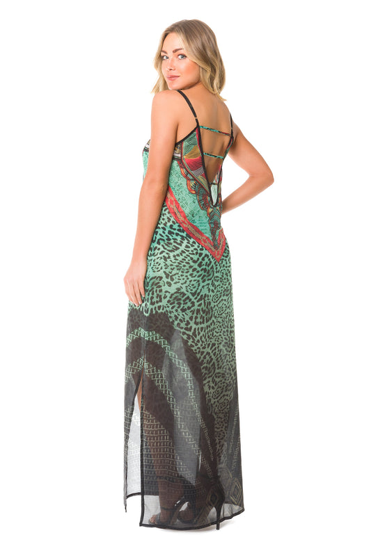 Africa Long Dress - Tropical Seas Clothing 